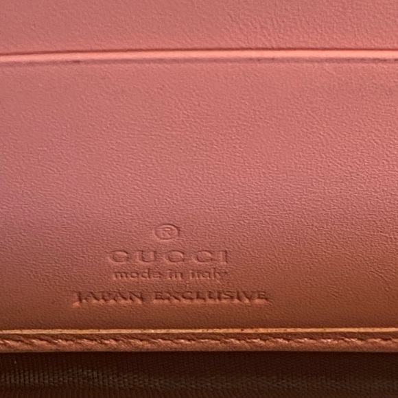 GUCCI EUC GG Marmont Ribbon Lambskin Leather
Wallet- Japan Exclusive Pink - Picture 11 of 11